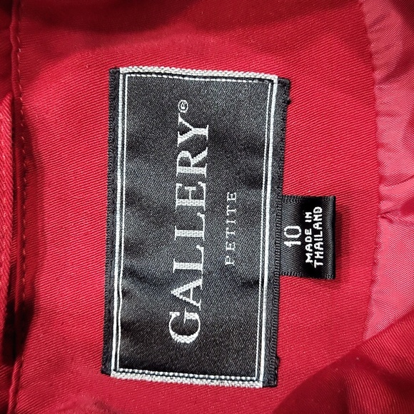 Gallery women's red long maxi full length double breast trenchcoat 10P - Picture 7 of 10